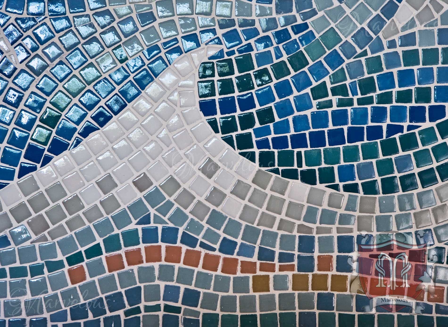 Marble Pool Mosaic: Fioritura