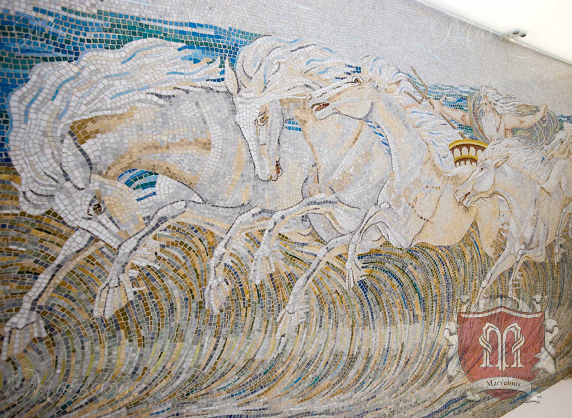 Marble Wall Mosaic: Cabaletta