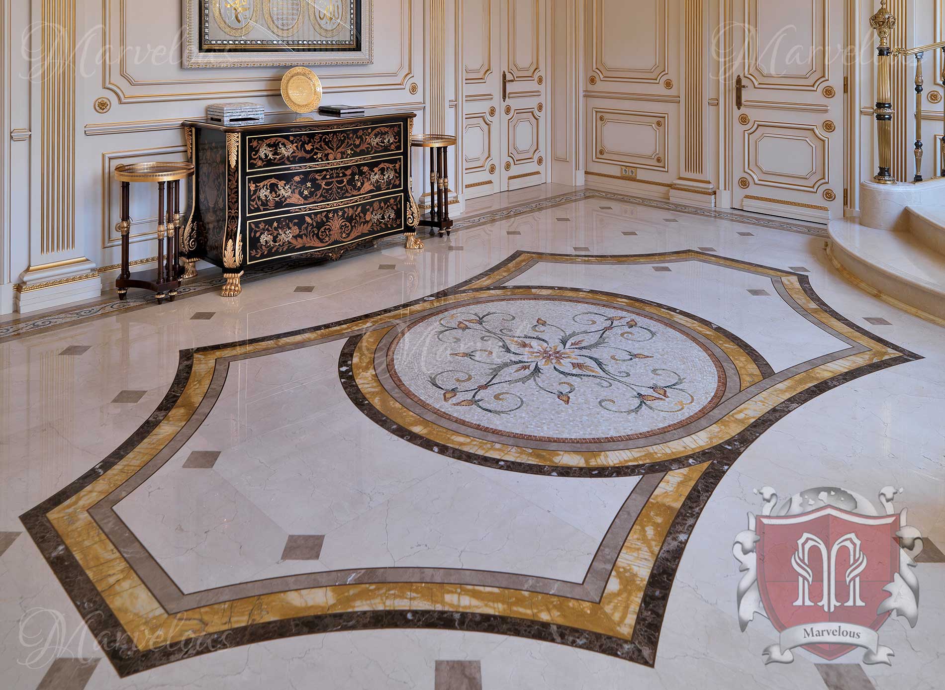 Marble Floor Mosaic: Pasticcio
